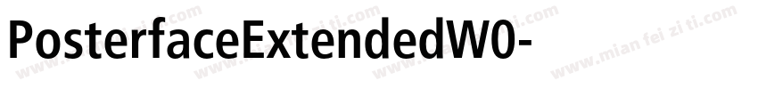 PosterfaceExtendedW0字体转换