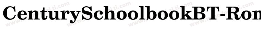 CenturySchoolbookBT-Roman字体转换