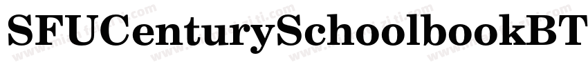 SFUCenturySchoolbookBTRoman字体转换