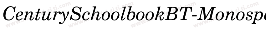 CenturySchoolbookBT-Monospace字体转换