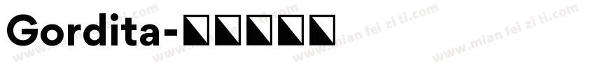 Gordita字体转换