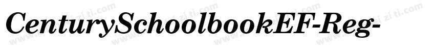 CenturySchoolbookEF-Reg字体转换