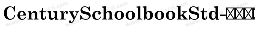 CenturySchoolbookStd字体转换