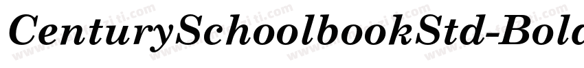 CenturySchoolbookStd-Bold字体转换