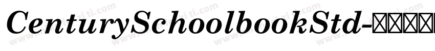 CenturySchoolbookStd字体转换