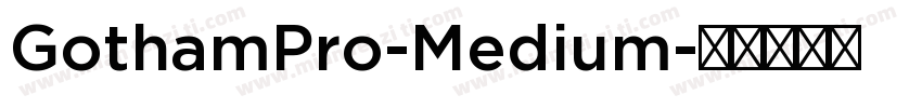 GothamPro-Medium字体转换