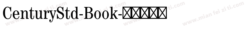 CenturyStd-Book字体转换