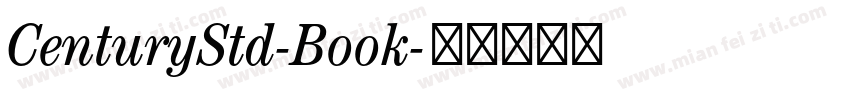 CenturyStd-Book字体转换