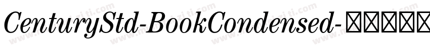 CenturyStd-BookCondensed字体转换
