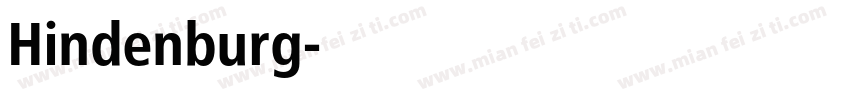 Hindenburg字体转换