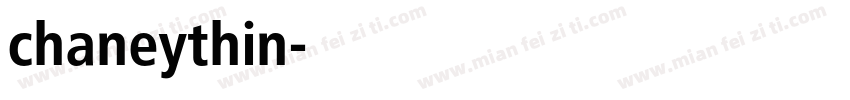 chaneythin字体转换