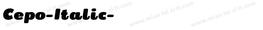 Cepo-Italic字体转换