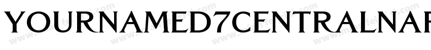 YournameD7CentralNarrow字体转换