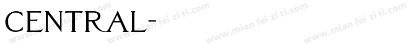 Central字体转换