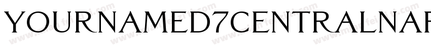 YournameD7CentralNarrow字体转换