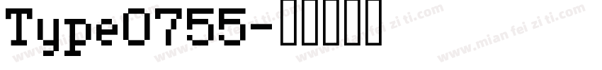 Type0755字体转换