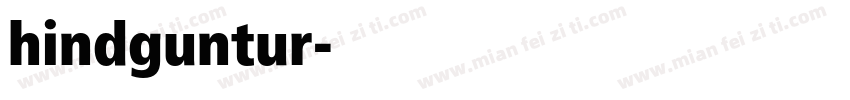 hindguntur字体转换