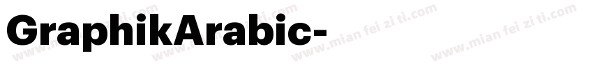 GraphikArabic字体转换