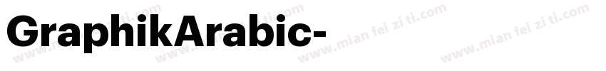 GraphikArabic字体转换