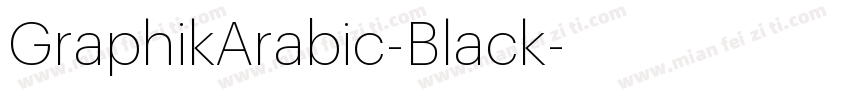 GraphikArabic-Black字体转换