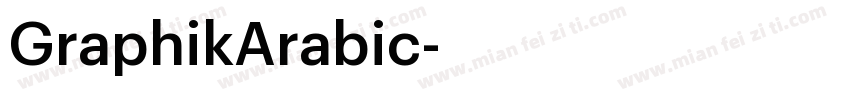 GraphikArabic字体转换