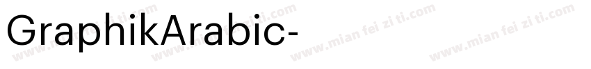 GraphikArabic字体转换
