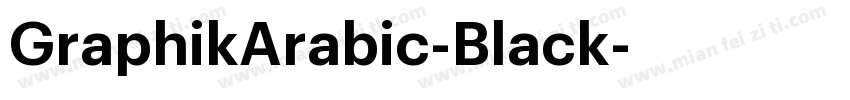 GraphikArabic-Black字体转换