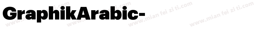 GraphikArabic字体转换
