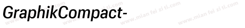 GraphikCompact字体转换