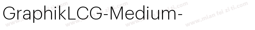GraphikLCG-Medium字体转换