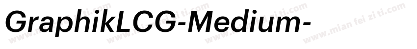 GraphikLCG-Medium字体转换