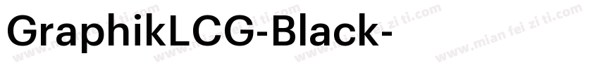 GraphikLCG-Black字体转换