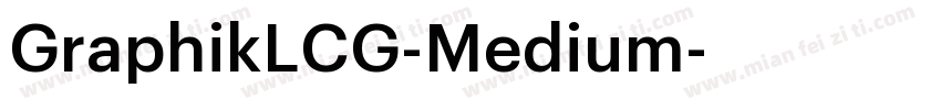 GraphikLCG-Medium字体转换