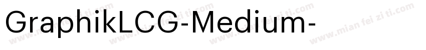 GraphikLCG-Medium字体转换