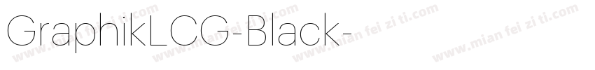 GraphikLCG-Black字体转换