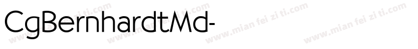 CgBernhardtMd字体转换