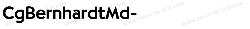 CgBernhardtMd字体转换