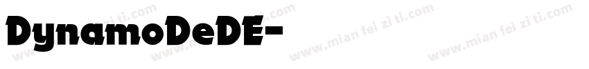 DynamoDeDE字体转换