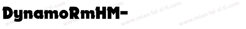DynamoRmHM字体转换