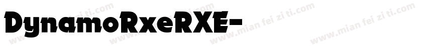 DynamoRxeRXE字体转换