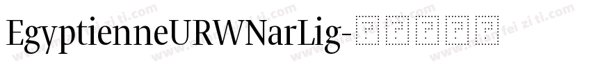 EgyptienneURWNarLig字体转换
