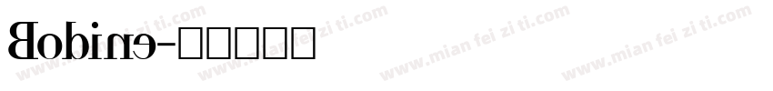 Bodine字体转换