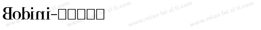 Bodini字体转换