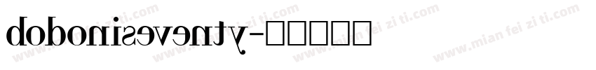 bodoniseventy字体转换