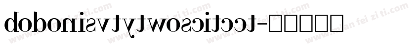 bodonisvtytwoscitcct字体转换