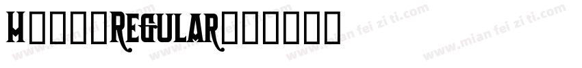 H-秀月-Regular字体转换