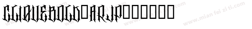 CliqueBold-ARJp字体转换