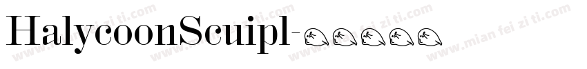 HalycoonScuipl字体转换