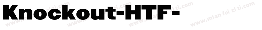 Knockout-HTF字体转换