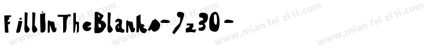 FillInTheBlanks-9z30字体转换